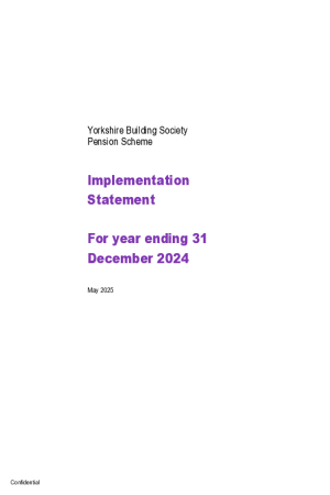Implementation Statement For year ending 31 December 2024 document thumbnail