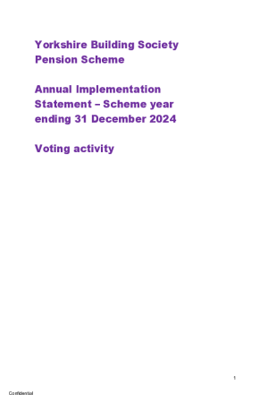 Annual Implementation Statement – Scheme year ending 31 December 2024 - Voting activity document thumbnail